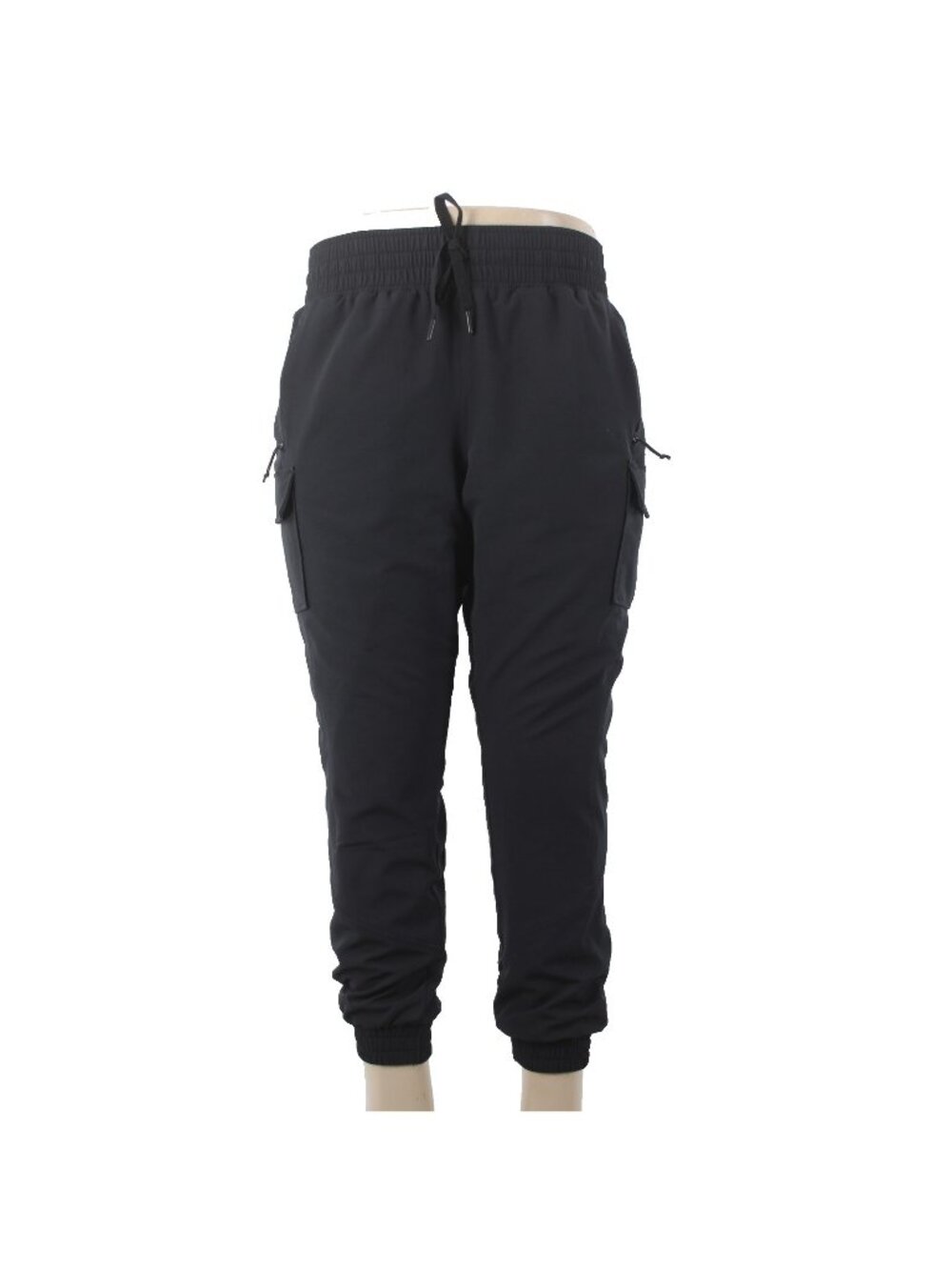 Avalanche AW Pant Sz XL x 29 Black Cargo Pockets Elastic Waist Poly Spandex Pant